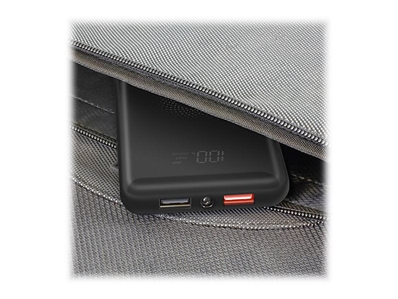 Aluratek USB Wireless Power Bank for Most Smartphones, 10000mAh, Black (AWPBQ10KF)