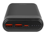 Aluratek USB Power Bank for Most Smartphones, 20000mAh, Black (APBQ20F)