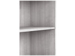 Bush Business Furniture Hybrid 73"H 5-Shelf Bookcase with Adjustable Shelves, Platinum Gray Laminated Wood (HYB136PG-Z)