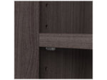 Bush Business Furniture Hybrid 73"H 5-Shelf Bookcase with Adjustable Shelves, Storm Gray Laminated Wood (HYB136SG-Z)
