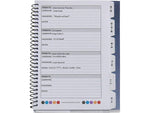 RE-FOCUS THE CREATIVE OFFICE 5.5" x 7" Small Password Keeper Book, Black (11003)