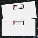 Great Papers Candy Cane Christmas Address Label, White/Red/Black, 120/Pack (2021101)