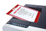 Great Papers Red Ribbon with Bow Holiday Letterhead, Red/White, 50/Pack (2021113)