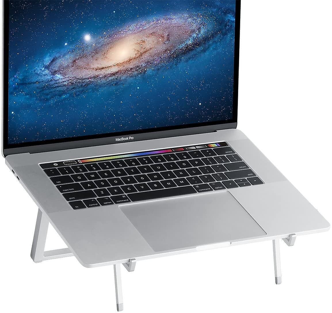 Rain Design mBar Pro+ 6.4" x 9.6" Aluminum Foldable Laptop Stand, Silver (10084)