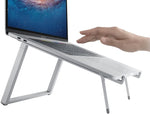 Rain Design mBar Pro+ 6.4" x 9.6" Aluminum Foldable Laptop Stand, Silver (10084)