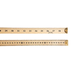 Charles Leonard Meter Stick Ruler with Metal End, Pack of 6 (CHL77595-6)