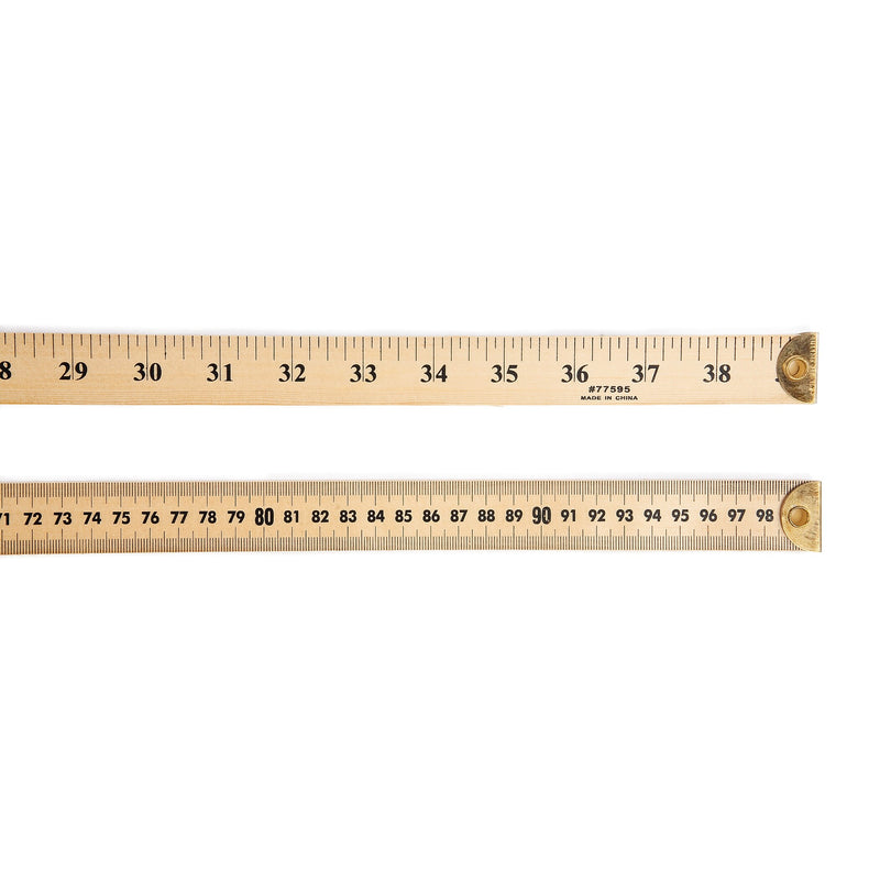 Charles Leonard Meter Stick Ruler with Metal End, Pack of 6 (CHL77595-6)