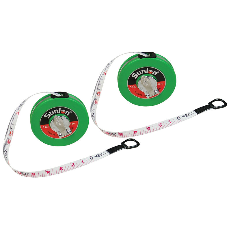 Learning Advantage 33" Plastic Tape Measure, Green, 2/Bundle (CTU7610-2)