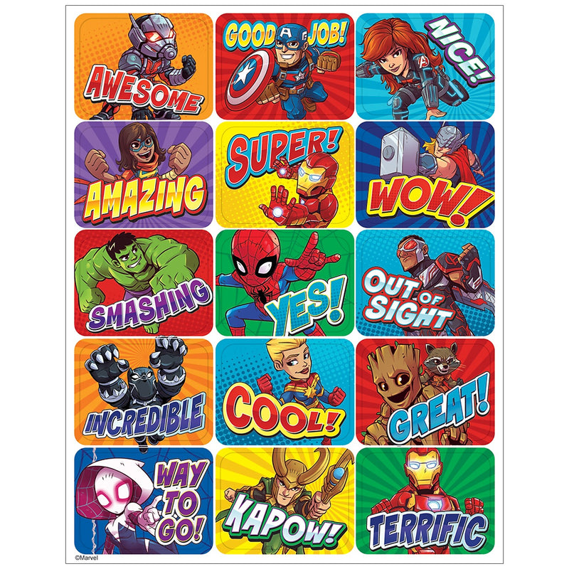 Eureka® Marvel™ Super Hero Adventure Success Stickers, 120/Pack, 12 Packs (EU-657302-12)