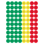 Hygloss Behavior Stickers, 0.5", 1,200 Per Pack, 3 Packs (HYG41225-3)