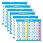 North Star Teacher Resources Adhesive Counting 1-120 Desk Prompts, 36/Pack, 6 Packs (NST9054-6)