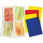 Roylco Texture Rubbing Plates, Assorted, 4 Per Pack, 2 Packs (R-5839-2)