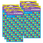 TREND Happy Apples superShapes Stickers, 800 Per Pack, 6 Packs (T-46075-6)