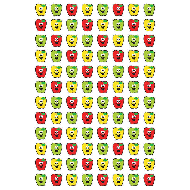 TREND Happy Apples superShapes Stickers, 800 Per Pack, 6 Packs (T-46075-6)