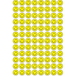 TREND Neon Yellow Smiles superSpots Stickers, 800 Per Pack, 6 Packs (T-46139-6)