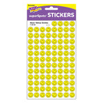 TREND Neon Yellow Smiles superSpots Stickers, 800 Per Pack, 6 Packs (T-46139-6)