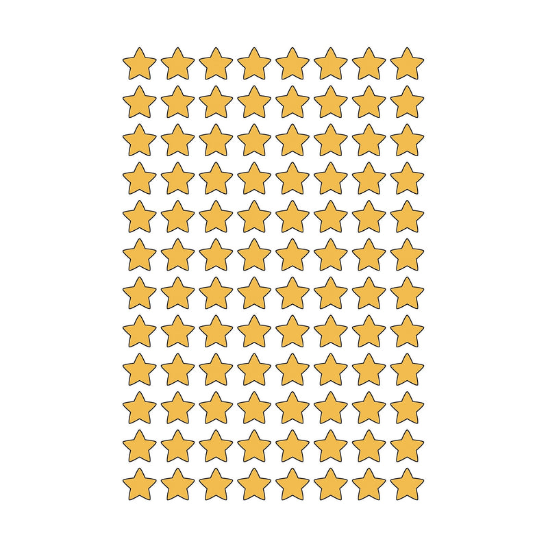 TREND Gold Foil Stars superShapes Stickers, 400 Per Pack, 6 Packs (T-46602-6)