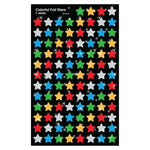 TREND Colorful Foil Stars superShapes Stickers, 400 Per Pack, 6 Packs (T-46606-6)