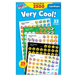 TREND Very Cool! superShapes Stickers Variety Pack, 2500 Per Pack, 3 Packs (T-46903-3)