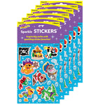 TREND Fish Pirates & Crew Sparkle Stickers®, 32/Pack, 6 Packs (T-63356-6)