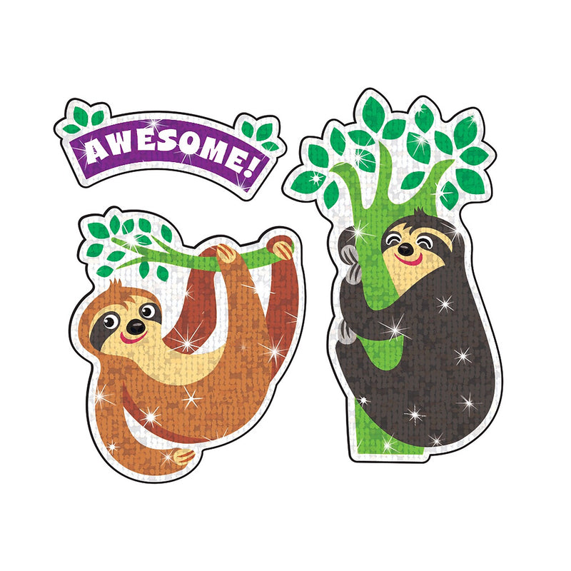 TREND Thoughtful Sloths Sparkle Stickers®, 32/Pack, 6 Packs (T-63359-6)