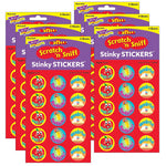TREND School Time/Apple Stinky Stickers®, 60 Per Pack, 6 Packs (T-6418-6)