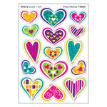 TREND Cherry Mixed Shapes Stinky Stickers®, Artsy Heartsy, 60/Pack, 6 Packs (T-83037-6)