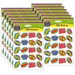 Teacher Created Resources Positive Words Stickers, 120 Per Pack, 12 Packs (TCR5206-12)