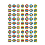 Teacher Created Resources Superhero Mini Stickers, 0.5", 378 Per Pack, 12 Packs (TCR5642-12)