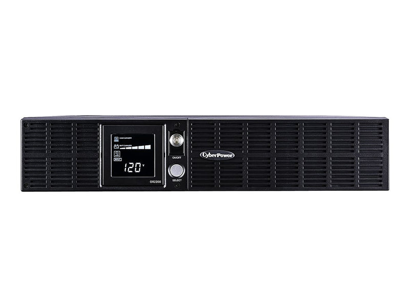 CyberPower Smart App Intelligent LCD 2000VA 2U UPS, 8-Outlet, Black (OR2200LCDRT2U)
