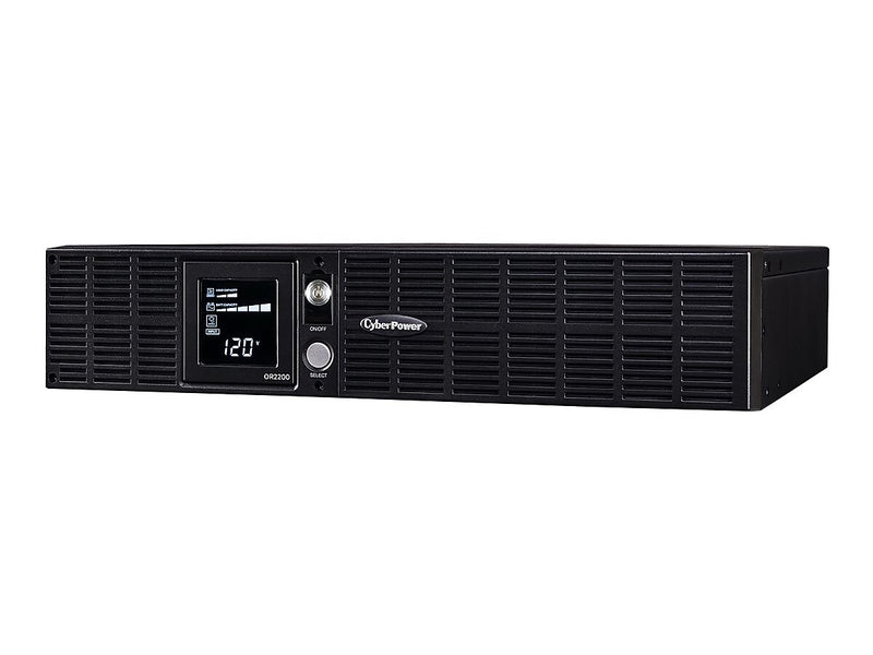 CyberPower Smart App Intelligent LCD 2000VA 2U UPS, 8-Outlet, Black (OR2200LCDRT2U)