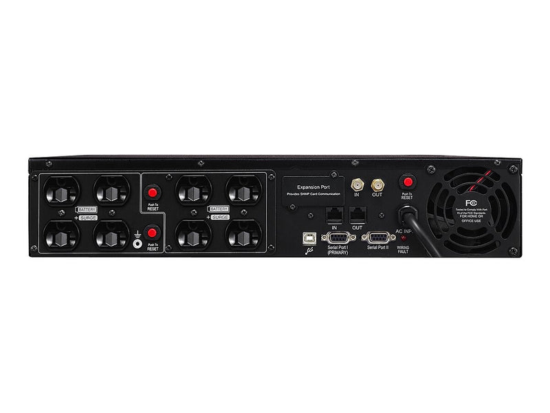 CyberPower Smart App Intelligent LCD 2000VA 2U UPS, 8-Outlet, Black (OR2200LCDRT2U)