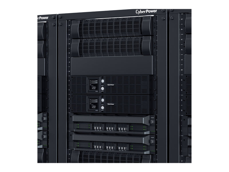 CyberPower Smart App Intelligent LCD 2000VA 2U UPS, 8-Outlet, Black (OR2200LCDRT2U)
