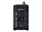 CyberPower Intelligent LCD UPS Series 825VA Battery Backup UPS, 8-Outlets, Black (T14237)