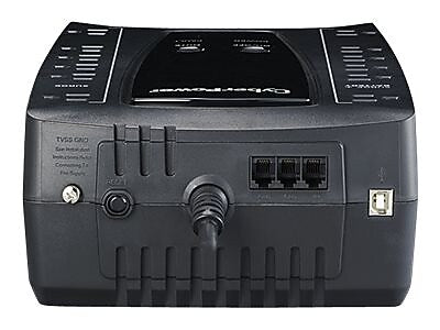 CyberPower AVR Series 750VA UPS, 12-Outlet, Black (AVRG750U)
