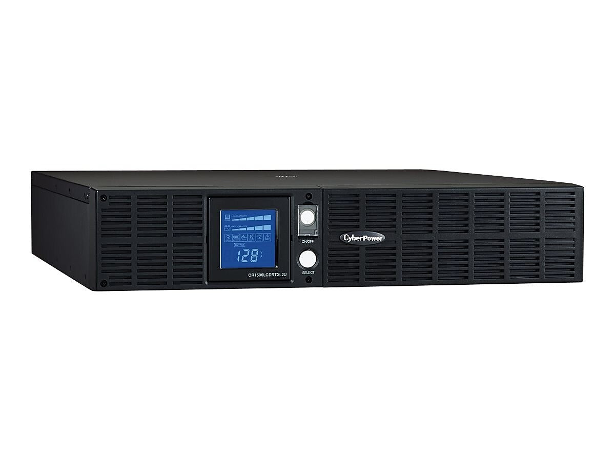 CyberPower Smart App Intelligent LCD 1500VA UPS, 8-Outlets, Black (OR1500LCDRTXL2U)