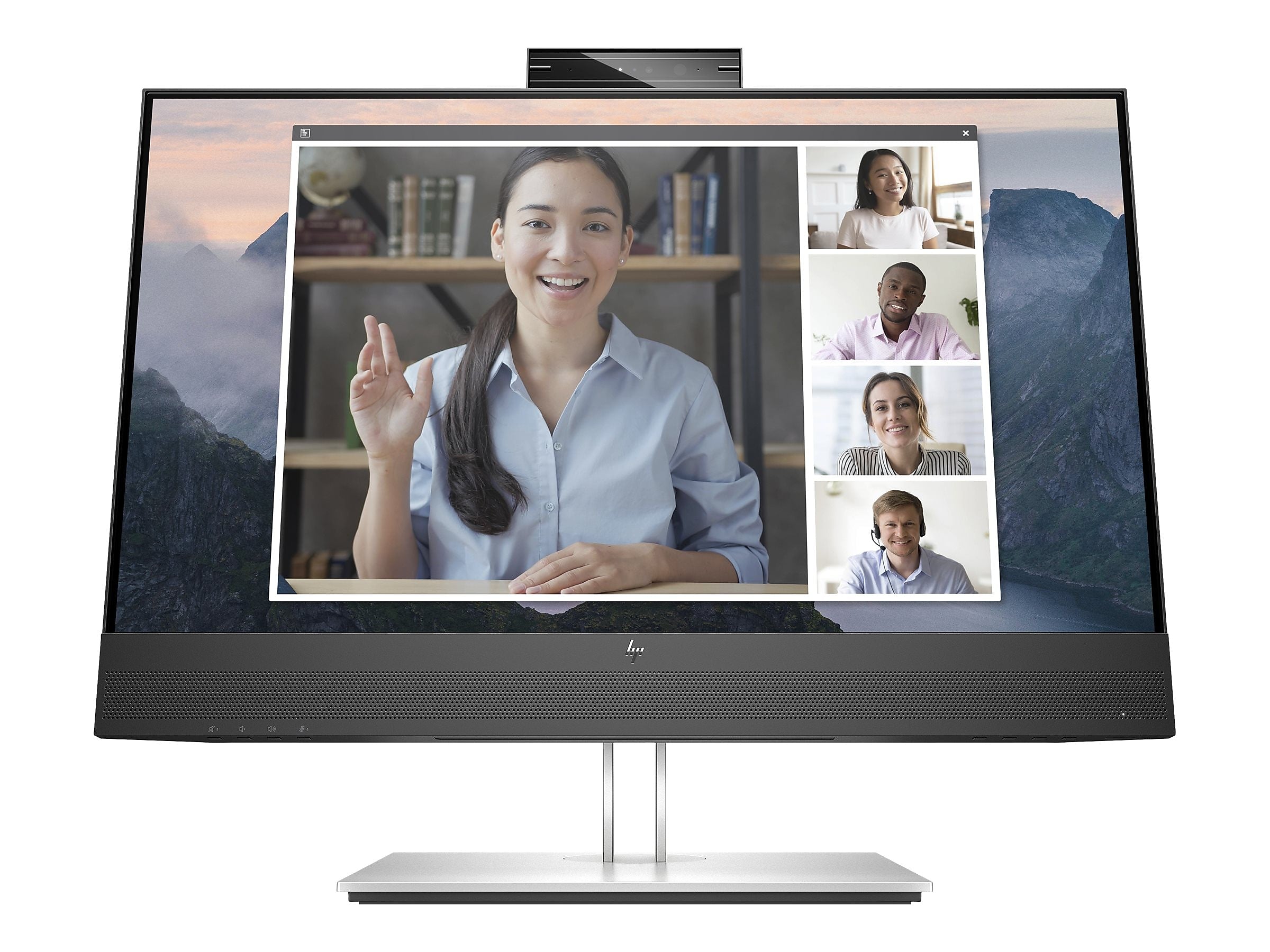 HP E24mv G4 Conferencing Monitor 23.8" LED, Black Head/Silver (169L0AA#ABA)
