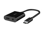Belkin RockStar 0.64' USB C to 3.5mm Cable, Black (NPA004BTBK)