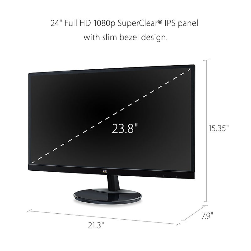 ViewSonic 24" 100Hz LED Monitor, Black (VA2459-SMH)