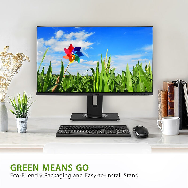 ViewSonic Ergonomic 24" 60Hz LCD Monitor, Black (VG2455-2K)