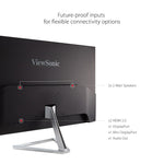ViewSonic 32" 4K Ultra HD 60Hz LCD Monitor, Silver (VX3276-4K-MHD)