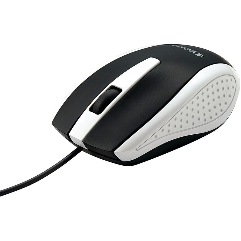 Verbatim Corded Notebook Optical 99740 Wireless Laser Mouse, White