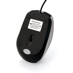 Verbatim Notebook Ergonomic Ambidextrous Opitcal USB Mouse, Silver (99741)