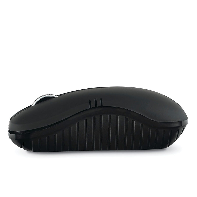 Verbatim Commuter Wireless Ergonomic Ambidextrous Optical USB Mouse, Black (99765)