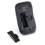 Verbatim Commuter Wireless Ergonomic Ambidextrous Optical USB Mouse, Black (99765)