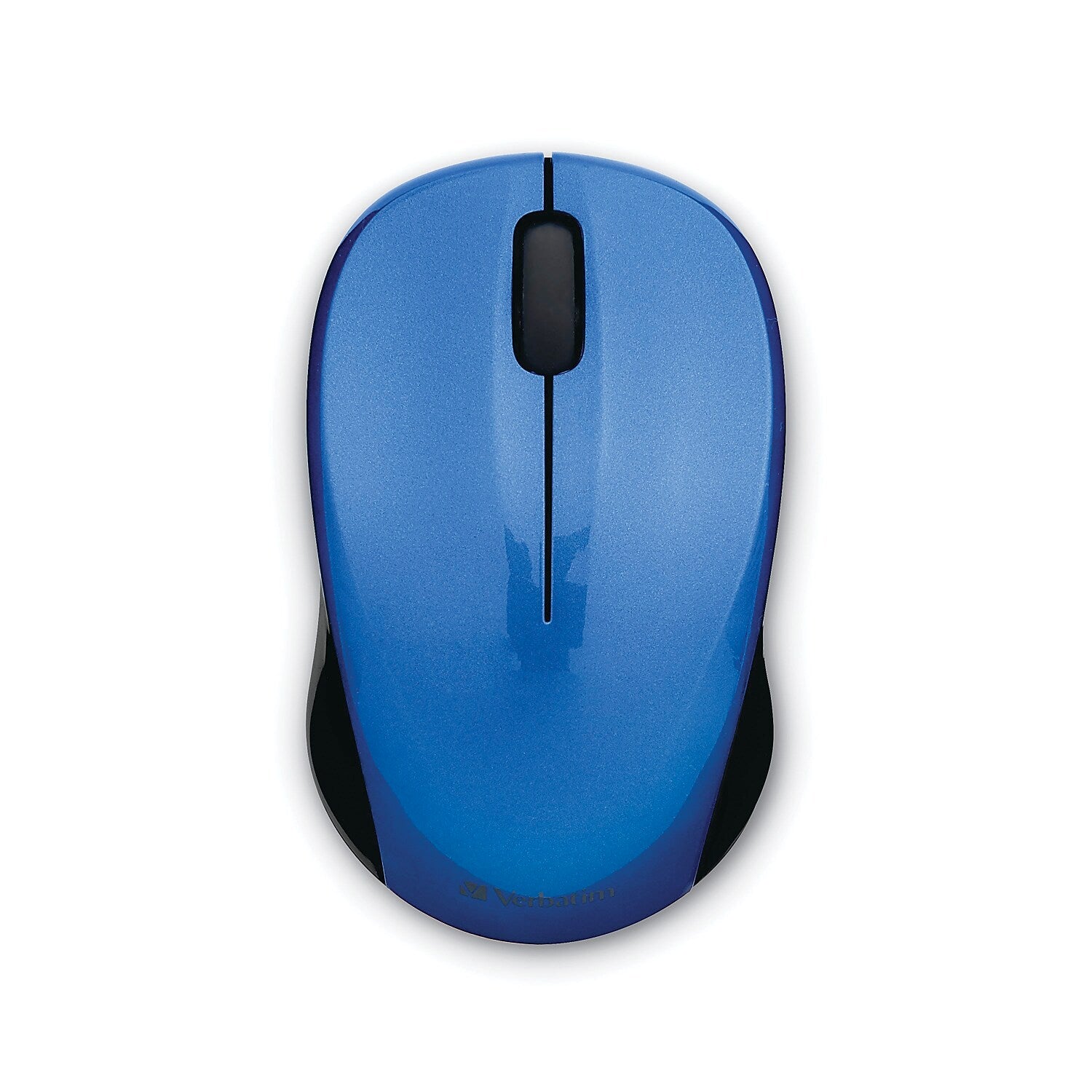 Verbatim Silent Wireless Ergonomic Ambidextrous Optical USB Mouse, Blue (VER99770)