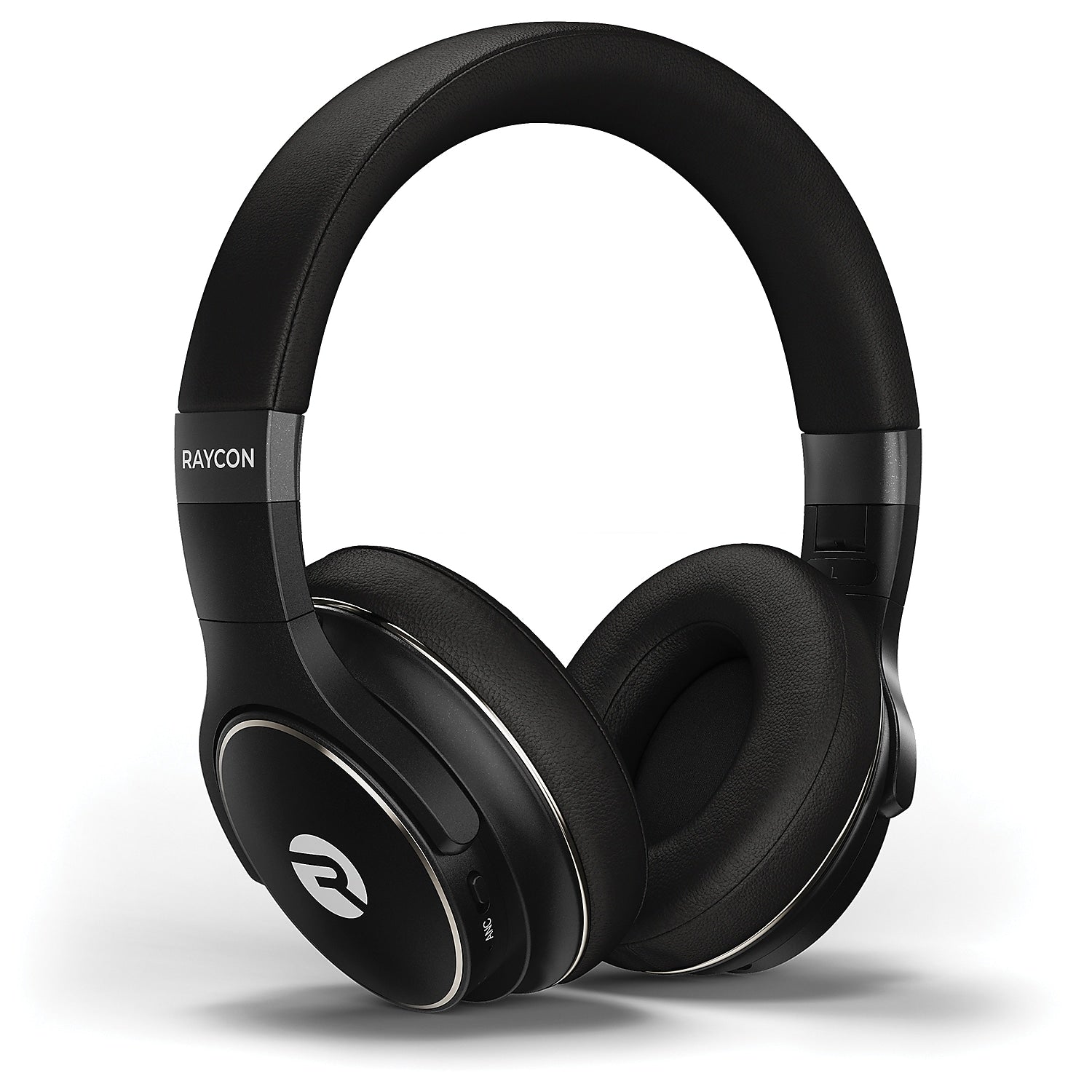 Raycon Active-Noise-Canceling Wireless Bluetooth Headphones with Microphone, Carbon Black (RCNRBH820BK)