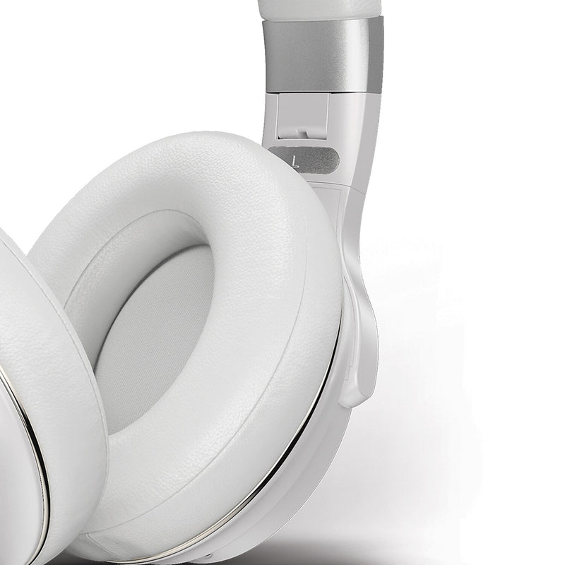 Raycon The Everyday Over-Ear Active-Noise-Canceling Wireless Bluetooth Headphones with Microphone, Frost White (RBH820-WHI)