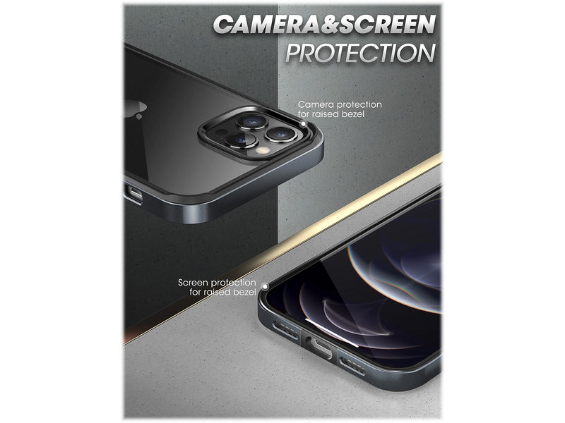 SUPCASE Unicorn Beetle Black Edge Clear Bumper Case for iPhone 13 Pro Max (SUP-iPhone2021-6.7-Edge-Black)