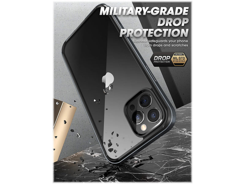 SUPCASE Unicorn Beetle Black Edge Clear Bumper Case for iPhone 13 Pro Max (SUP-iPhone2021-6.7-Edge-Black)